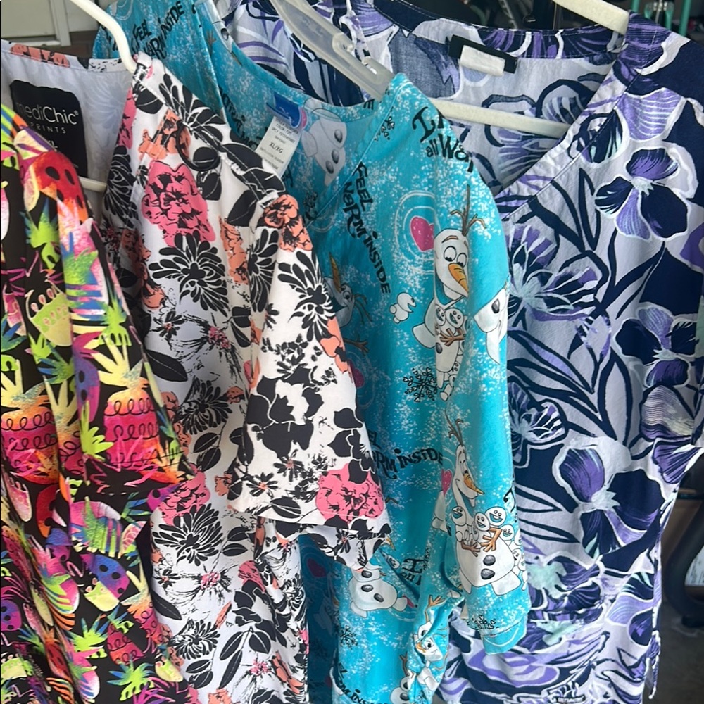 Colorful Patterned Scrub Collection - Picture 2 of 5